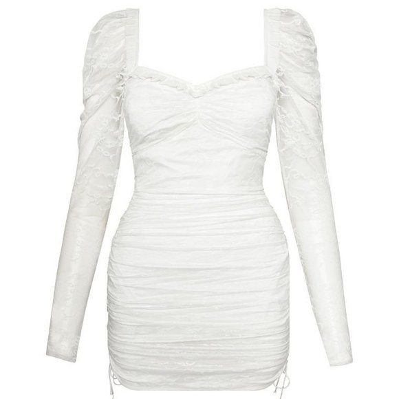 NWT For Love & Lemons Bridal Dress Medium - Picture 2 of 13